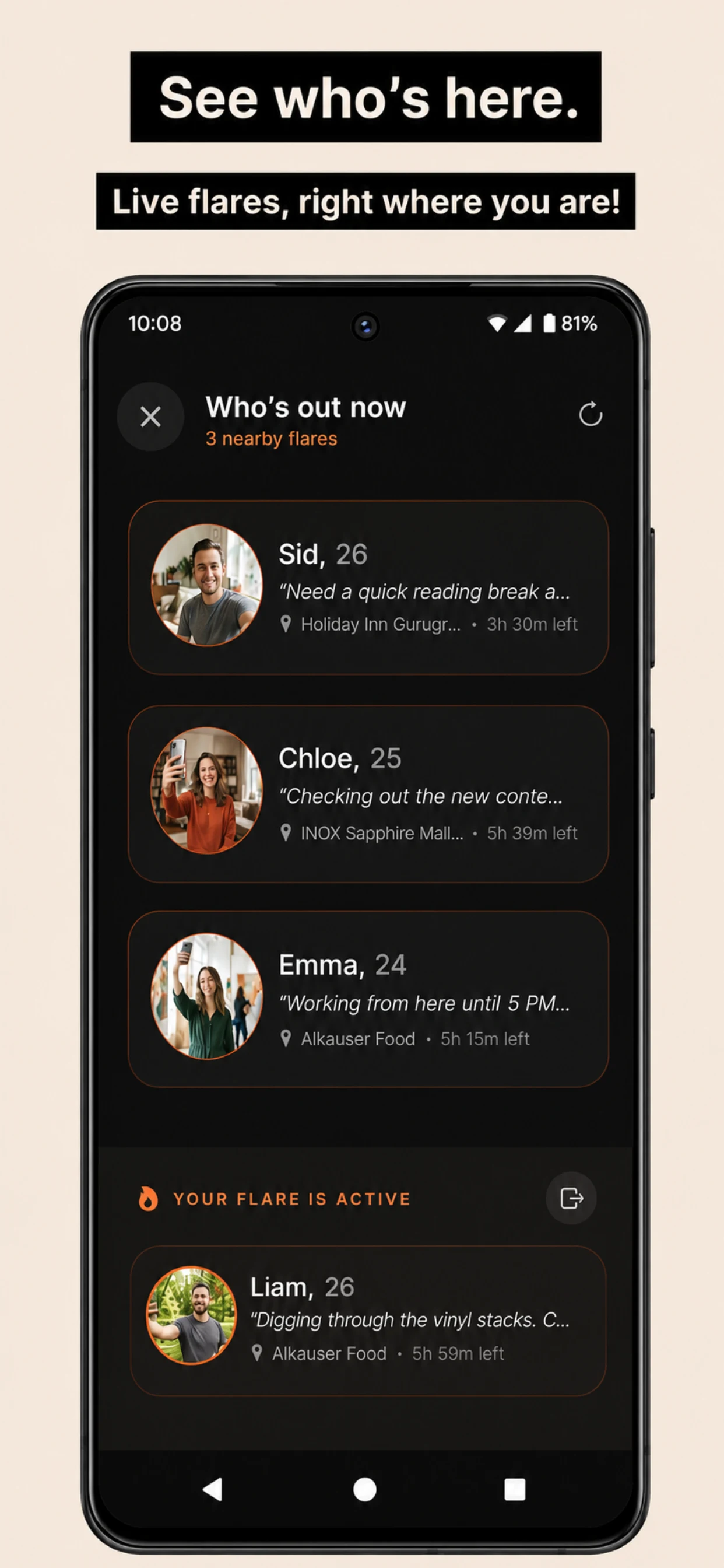 Flare Dating App: Chat & Date screenshot